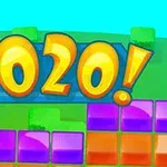 Kolorowe bloki z dużym napisem 2020!