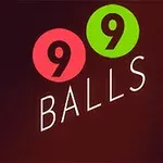 Logo składające się z dwóch kolorowych kół z liczbami „9” oraz napisem „BALLS” na ciemnym tle