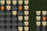 Find the 10 hidden cats on the back of a minesweeper as fast as possible