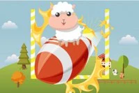 Granie w rugby poprzez pstrykanie zwierzątek, by zdobyć punkty