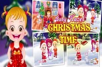 Wesołych Świąt wszystkim! Gra Baby Hazel: Christmas Time