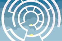 Obracaj kształty i wypuszczaj kulki dzięki sile grawitacji