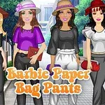 Cztery postacie w kapeluszach i stylowych ubraniach stoją na tle miejskiej ulicy