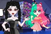 Młoda przyjaciółka idzie do szkoły, aby uczyć się magii i zdobywać