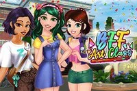 Dziewczyny przygotowują się do szkoły dziś