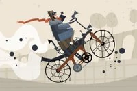 Przejedź jak najdalej na swoim stylowym motocyklu steampunkowym w tej 2D grze