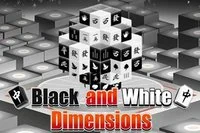40 poziomów 3D Mahjong w Black and White