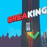 Kolorowy napis BREAKING FALL!