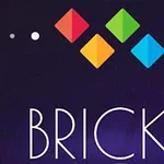 Kolorowe romby na ciemnym tle z napisem BRICKZ poniżej