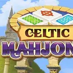 The classic game Mahjong set in Celtic style