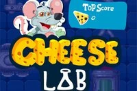 Pomóż myszy jeść ser w Cheese Lab!