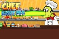 Zostań prawdziwym szefem kuchni w zabawnej grze Chef Right Mix