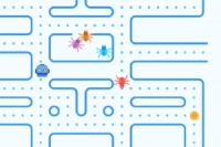 Zjedz jak najwięcej pikseli w tej retro grze arcade.