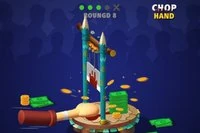 Zmierz czas i złap pieniądze, zanim gilotyna odetnie rękę