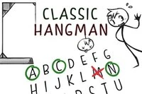 Klasyczna gra Wisielec w wersji HTML5 i wielojęzycznej, dostępna na PC,