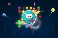 Połącz wszystkie bąbelki tego samego koloru