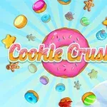 Różnorodne słodycze, takie jak pączki, ciasteczka i cukierki, na tle błękitnego nieba z białymi chmurami