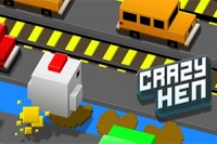 Przeprowadz Kurczaka przez nieskończone poziomy w Crazy Hen!
