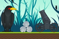 Rozwal te wredne wrony za pomocą armaty