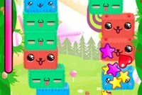 Match the colored towers together to make then disappear and gain points