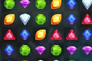 Be fast as lightning and make combinations of same-colored jewels!