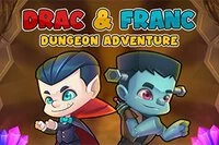 Drac & Franc: Dungeon Adventure to zabawna gra platformowa z Drakulą i