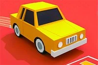 Narysuj linie do odpowiedniego miejsca parkingowego dla każdego samochodu