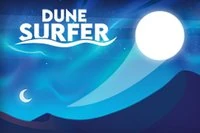 Surfuj swoim świecącym kulką po trudnych terenach w Dune Surfer