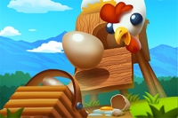 Trenuj nogi i ramiona, próbując złapać kruche jajka!