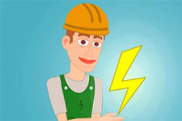 Naciśnij pedał i dostarcz prąd do miasta w grze Energy Clicker!