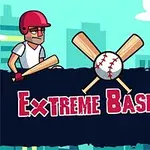 Dwaj rysunkowi gracze baseballu w animowanym stylu, z nietoperzem i rękawicą, z napisem na ciemnym tle