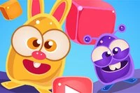 Dopasuj dwa lub więcej bloków tego samego koloru, aby pomóc stworkom