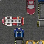 Samochód strażacki otoczony przez pojazdy na drodze