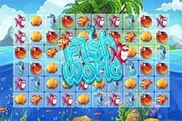 Fish World – zabawna gra logiczna w stylu match-3 z motywem podmorskim