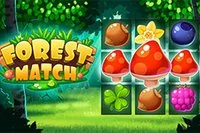 Forest Match to kolorowa gra typu dopasuj 3 dla młodych i starszych