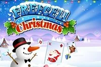 Klasyczna gra Freecell Solitaire na święta Bożego Narodzenia