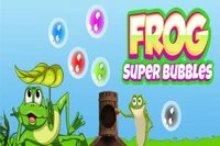 In this game frog has to match the same color balls