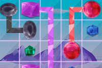 Connect the gems with the same color