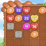 Kolorowe baloniki z liczbami na drewnianej planszy obok twarzy postaci z różowymi włosami