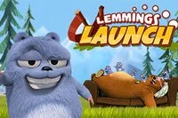 Lemmings Launch is a typical cannon game
