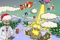 O nie! Chciwi kosmici wysadzili fabrykę prezentów!