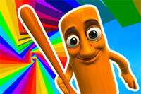 Śmieszna gra dla 2 graczy, w której skaczecie i wspinacie się po szalonych