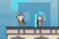 Spróbuj zepchnąć przeciwnika z dachu, aby wygrać każdą bitwę