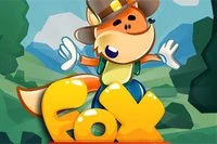 Pomóż małemu lisowi przebiec przez wszystkie trudne poziomy łamigłówek