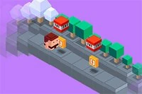 Skacz, aby zbierać monety i omijać przeszkody podczas biegu