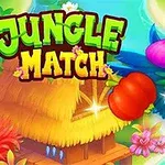 Kolorowa papuga, tropikalne owoce i kwiaty otaczają drewnianą chatkę z napisem w stylu dżungli