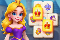 Wejdź do magicznego Królestwa w grze Kings & Queens Mahjong!