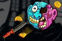 Sprawdź swoją celność i rzucaj nożami w wirujące potwory!