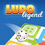 Plansza do gry z kolorowymi polami, kostką do gry i napisem w kolorowych literach na niebieskim tle