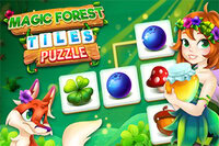 Magiczny las pełen tajemnic czeka na Ciebie w Magic Forest Tiles Puzzle